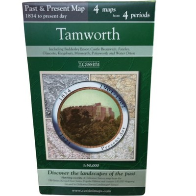 Tamworth Past & Present Map 1834-Present Day Cassini