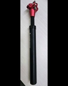 Letong Sinian Shock Absorbing Bicycle Seatpost 31.6mm x 350mm Black New 50mmTrav