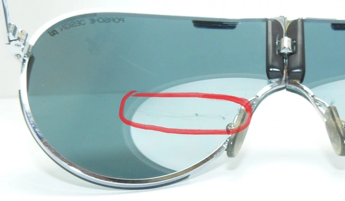 PORSCHE DESIGN SONNENBRILLE 5629 SILBER BLAU KLAPP CARRERA 8480 FOLDING 5622 911