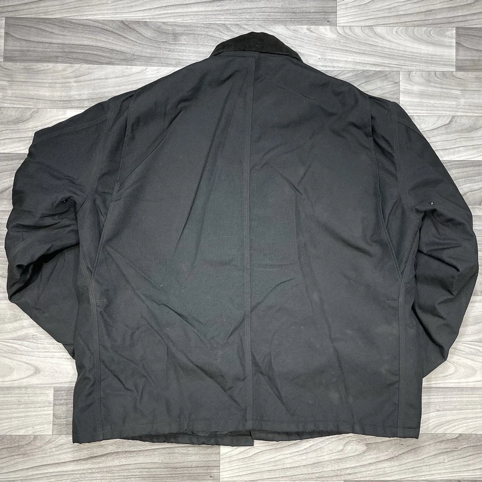 Casaco de trabalho Carhartt C55 BLK forrado com colcha masculino 2XL preto lona jaqueta de trabalho Xfinity - Imagem 2 de 4