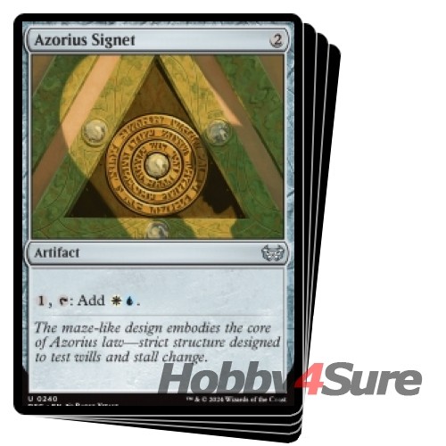 Azorius Signet X4 M/NM Magic MTG Duskmourn: House Of Horror: Commander ...