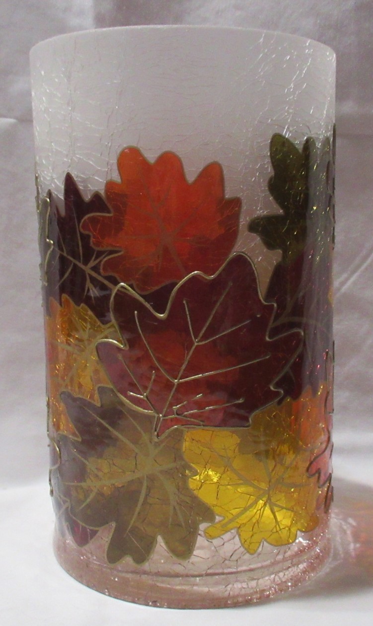 J/h Colored Fall Leaves Gold
