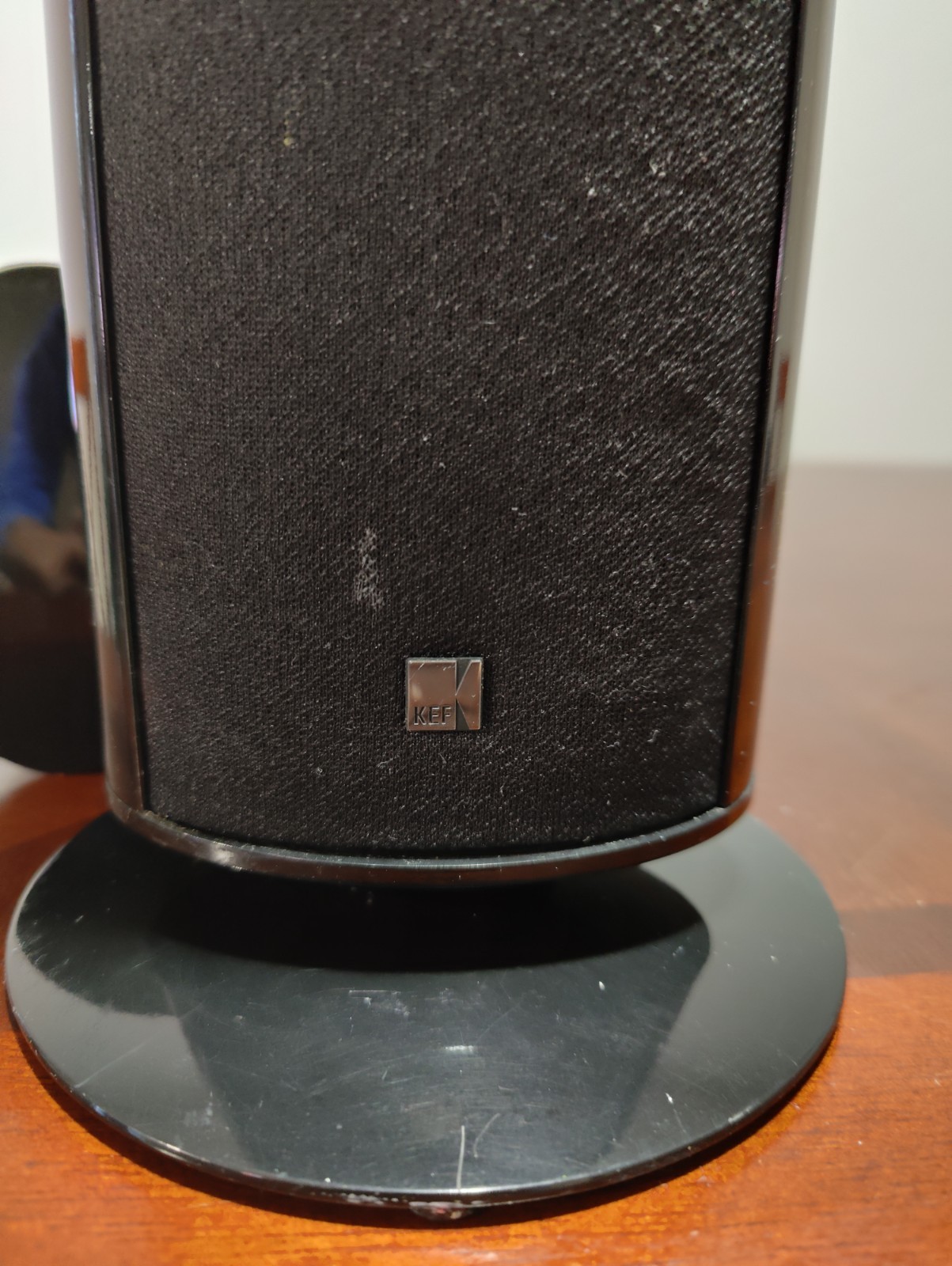 KEF KHT6000 Satellite & Center Speakers Black Wired Banana Jack Pair