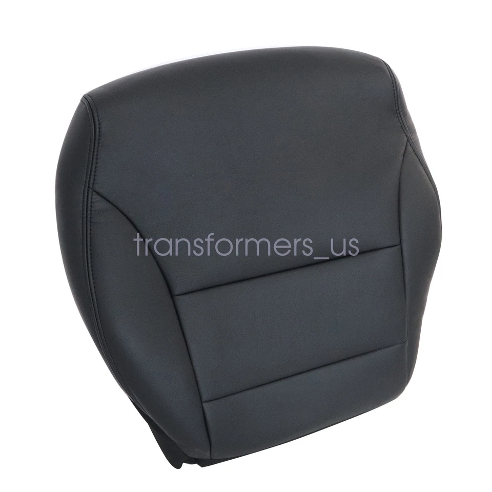 Cubierta de asiento de cuero de repuesto para parte inferior del conductor Honda Civic 2012 a 2015 negra Foto 4 de 4