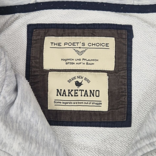 Naketano Szara Bluza Size M - Picture 4 of 5