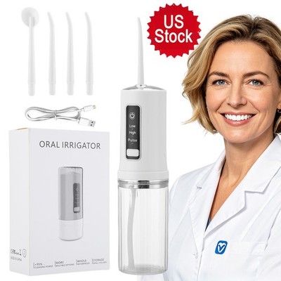 New Cordless Water Flosser Dental Oral Irrigator Travel Teeth Cleaner Floss Pick