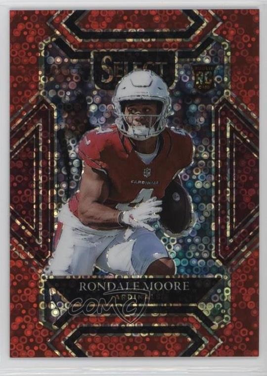 2021 Panini Select Club Level Red Disco Prizm 36/49 Rondale Moore Rookie RC lz7