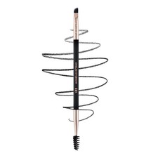 Professional Dual-Ended Spoolie Angled Eyebrow Brush for Precision Applicatio...