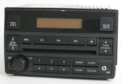 2006 Nissan Altima Radio AM FM CD w Aux Input Standard Vol Ctrl - PN 28185ZB00B