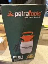PetraTools 1 Gallon Pump Sprayer HD101 Garden Sprayer 