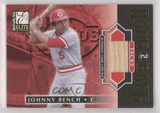 2001 Donruss Elite Back 2 Jacks Holiday Johnny Bench Joe Morgan #BB-39 HOF 10pr