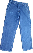 Carhartt Carpenter/ Work Blue Jeans 382-83 Men's Size 32x28 Actual 31X27.5" 