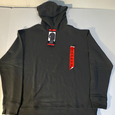 Gap Men s Black Textured Pullover Hoodie, Long Sleeve, Size M Regular