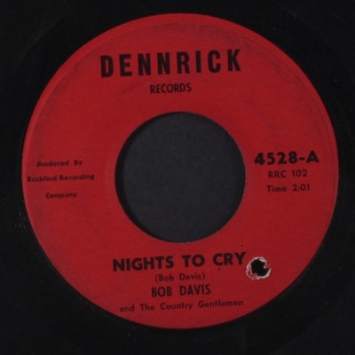 BOB DAVIS & COUNTRY GENTLMEN: nights to cry / achin' heart and tremblin' fingers