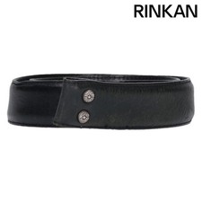 Chrome Hearts 1.5 STRAP 1.5inch Scroll Label Rivets Leather Belt Men 30 Used b41