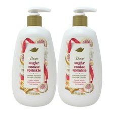 2 Pack - Dove Sugar Cookie Sprinkle Limited Edition Hand Wash, 12oz