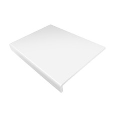 225mm White UPVC Window Board/Cill Cover 1.25m Long 9mm Thick Plastic Window Sil