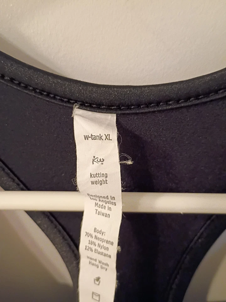 Camiseta sin mangas de neopreno para sauna Kutting Weight versión 2 talla XL ayuda para perder peso Foto 2 de 4