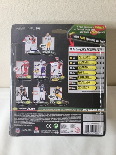 Figurina McFarlane NFL Series 34 Brandon Marshall Chicago Bears nuova 2014 - Foto 2 di 2