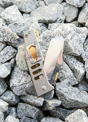 Sanrenmu SILVER TANTO 7046LTX-LKR-T3 Messer Taschenmesser 8Cr13MoV Stahl Hexa