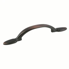 Design House 564724 Deco Cabinet Pull 3" Hole Center, Bronze, Case of 5