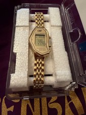 Brand New Open Bar Funeral CRASHIO Digital Wrist Watch GOLD OBF V 1.0