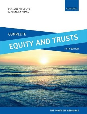 Complete Equity and Trusts: Text, Case... by Abass, Ademola Paperback / softback