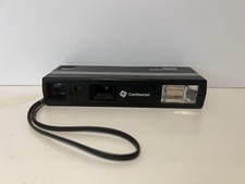 Vintage Vivitar Motorized Color-Flash 250S Continental Pocket Camera with Strap