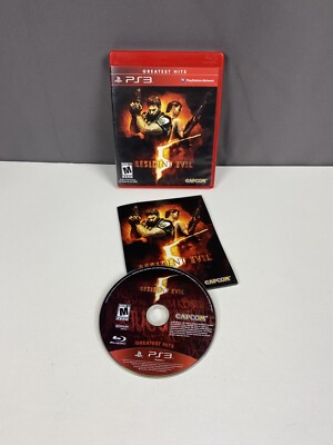 Resident Evil 5 (Sony PlayStation 3, 2009) - Complete (CIB) - Excellent
