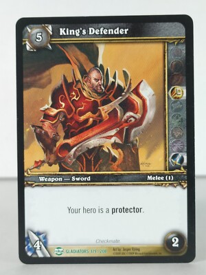 King's Defender - Blood of Gladiators - 179/208 - Wow TCG - Uncommon - A