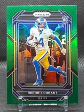 DECOBIE DURANT 2022 PRIZM GREEN PRIZM ROOKIE RAMS