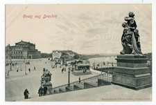 Gruss Aus DRESDEN Deutschland 1901-07 Kunstverlag O. Schleien Nachf. Postkarte