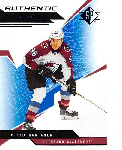2018-19 SP Authentic Profiles Blue #APMR Mikko Rantanen - Afbeelding 1 van 2