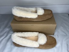 NEW size 11 Ugg Australia Womens Dakota Spill Seam Moccasin Chestnut