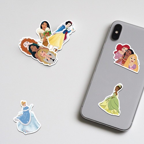 50 Cute Princess Cool Vinyl Decal Graffiti Stickers INS Skate Laptop Guitar NEW - Picture 8 of 10
