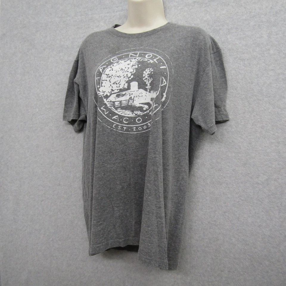 Top Camisa Blusa Mujer Talla L Gris Manga Corta Cuello Redondo Pullover Preppy Foto 2 de 4