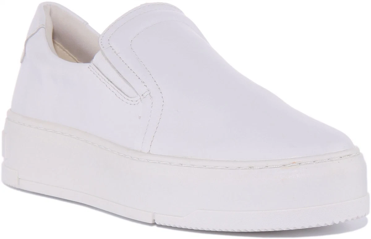 Vagabond Judy Womens Slip On Platform Leather Sneakers In White Size US 5 11