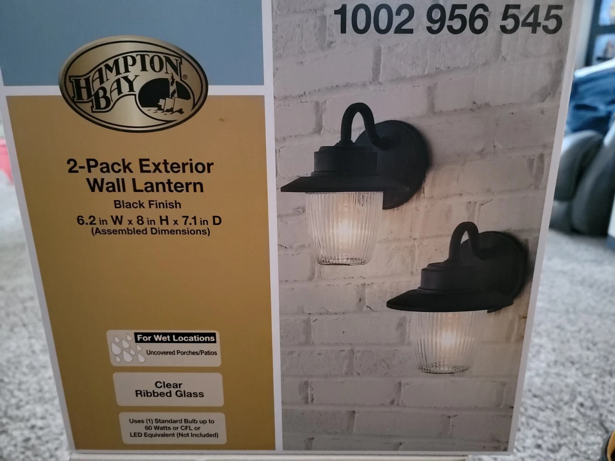 Hampton bay sale outdoor wall light