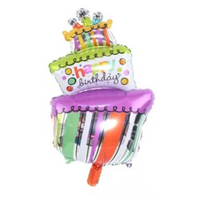 33-Inch Birthday Cake Foil Balloon Decor Gift Ideas Birthday Party