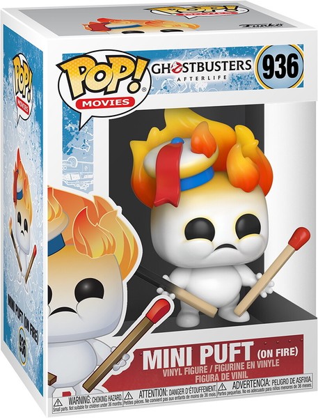 Ghostbusters Afterlife - Mini Puft (On Fire) 936 - Funko Pop! - Vinyl Figur-image