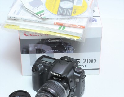 Canon EOS 20D DSLR Camera W/18-55mm Lens | eBay