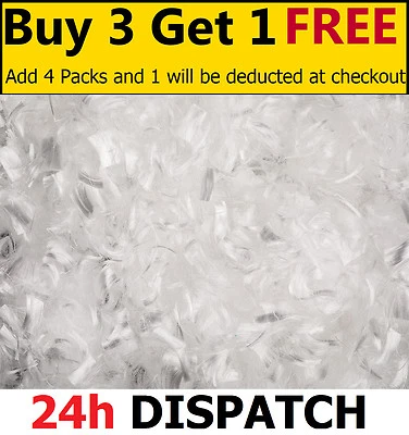 Concrete Fibres 18mm Polypropylene Screed PP Fibres 150g - 1000g Bags