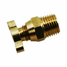 NPT 1/4-18 bsp 1/4" Radiator Brass petcock Drain Plug Thread  NEW