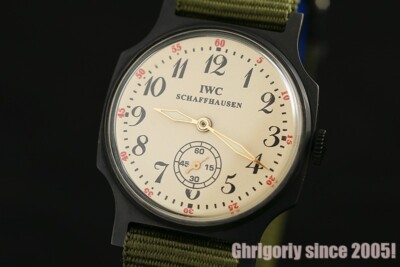 IWC Schaffhausen Pobeda 2602 classic style mechanical vintage wrist watch