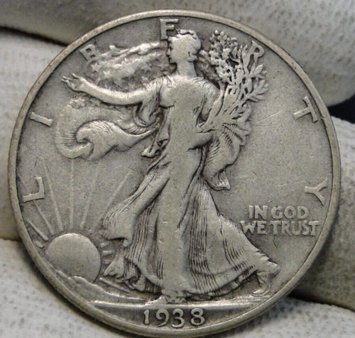 1938D Walking Liberty Half Dollar - Bild 3 von 6