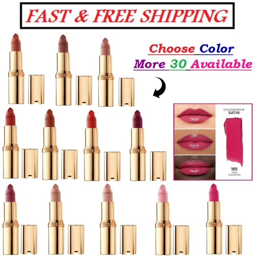 L'Oreal Paris Colour Riche Lipcolour, 0.13 Ounce, 1 Count - Choose Your Color,