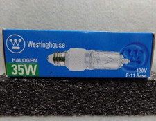 Westinghouse Quality 04422 35Q, 35W 120V Light Bulb E-11 Base Mini-candelabra