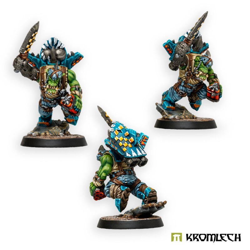 Ork Stormboyz Storm Riderz Team Kromlech Boss Zagstruk Badrukk