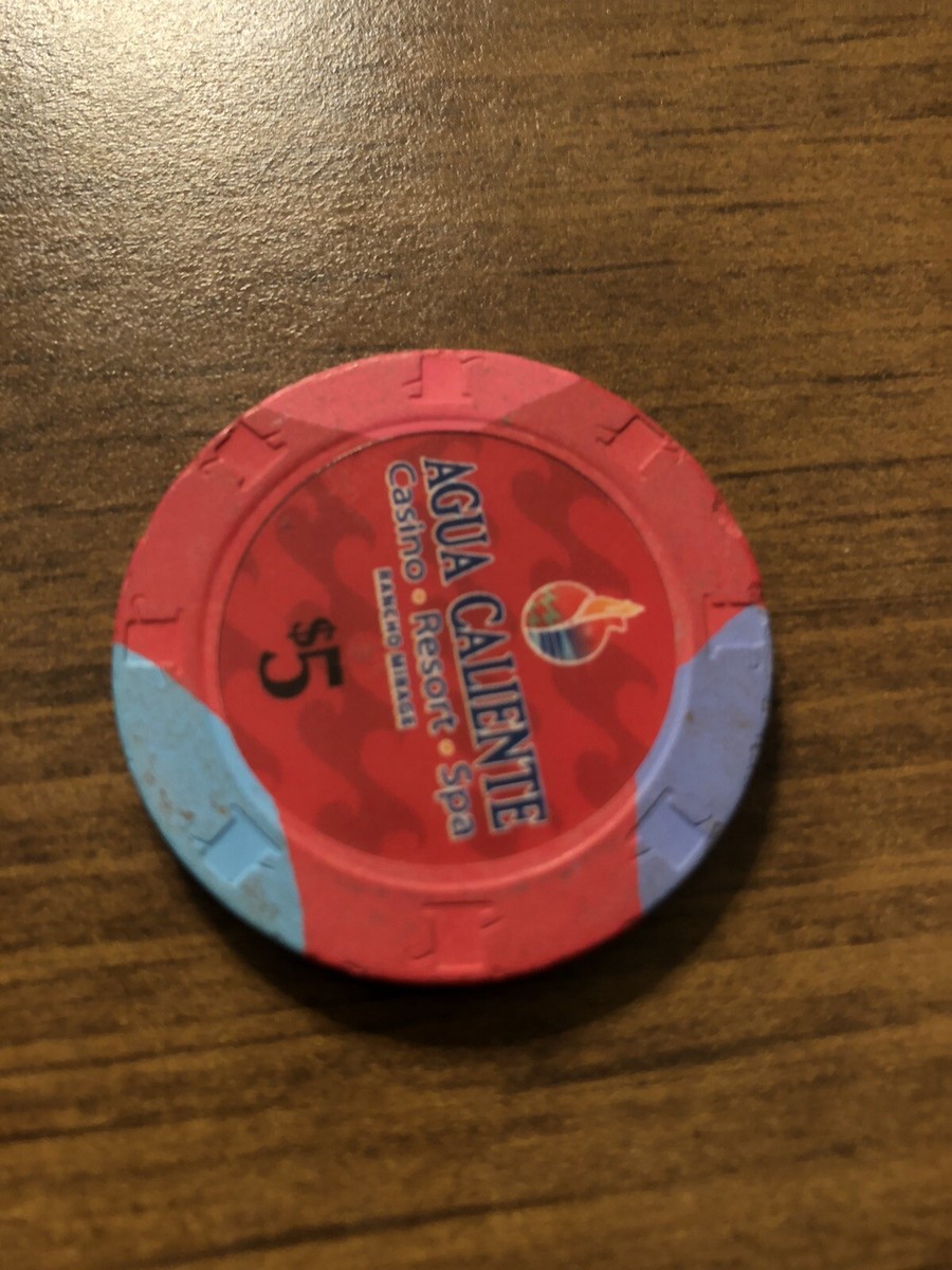 $5 agua caliente spa rancho mirage california casino chip | eBay