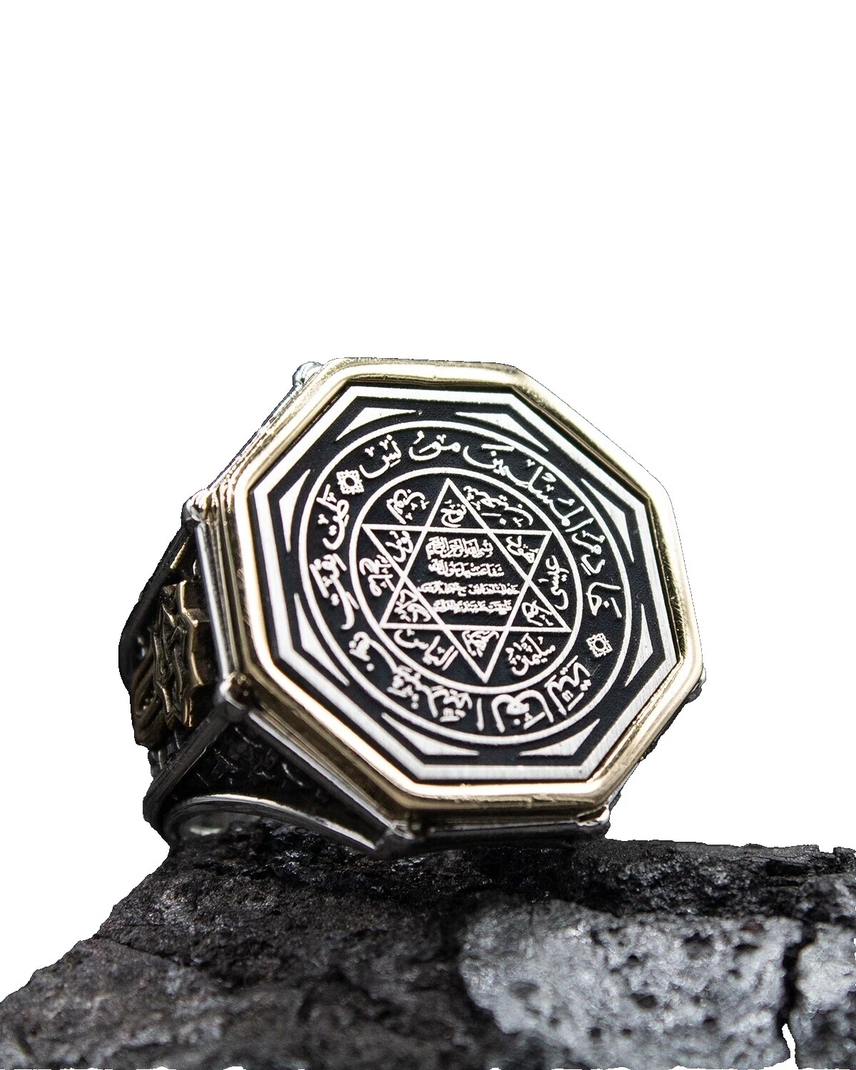 Anillos de la suerte de banda sin piedras para hombre